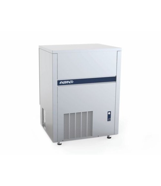 IJsblokjesmachine Aristarco CP165.75 | Vaste wateraansluiting | Volle ijsblokjes 18g | 165kg/ 24uur | Bunker 75kg