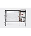 IJsblokjesmachine Aristarco CQ150 | Vaste wateraansluiting | IJsblokjes 6g/10g/17g | 140kg/24uur | Externe bunker