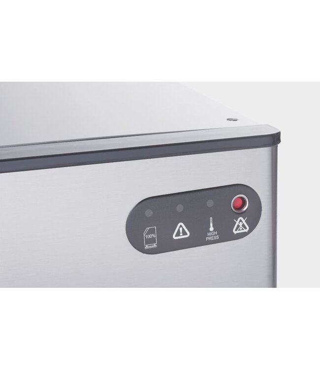 IJsblokjesmachine Aristarco CQ250 | Vaste wateraansluiting | IJsblokjes 6g/10g/17g | 240kg/24uur | Externe bunker
