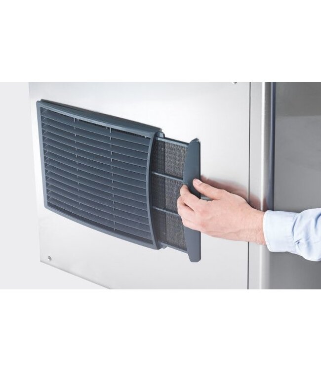 IJsblokjesmachine Aristarco CQ450 | Vaste wateraansluiting | IJsblokjes 6g/10g/17g | 450kg/24uur | Externe bunker