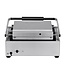 Contactgrill groot | budget | glad | 2,2kW | (H)21x(B)38x(D)39,5