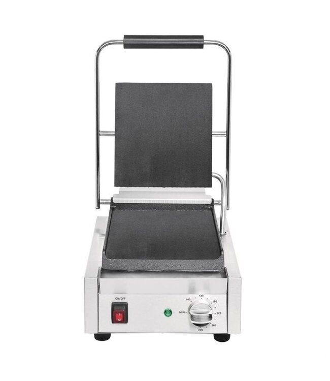 Contactgrill | budget | glad | 1,5kW | (H)21x(B)29x(D)39,5