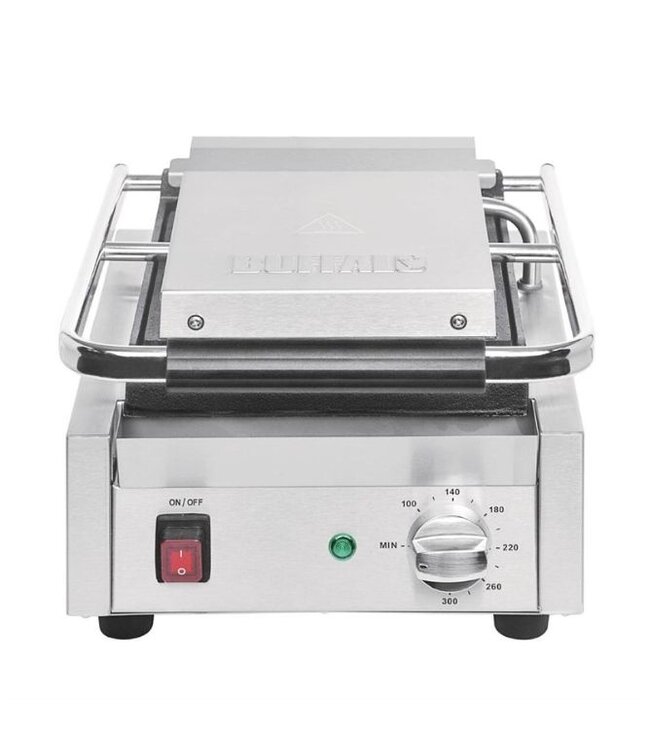 Contactgrill | budget | glad | 1,5kW | (H)21x(B)29x(D)39,5