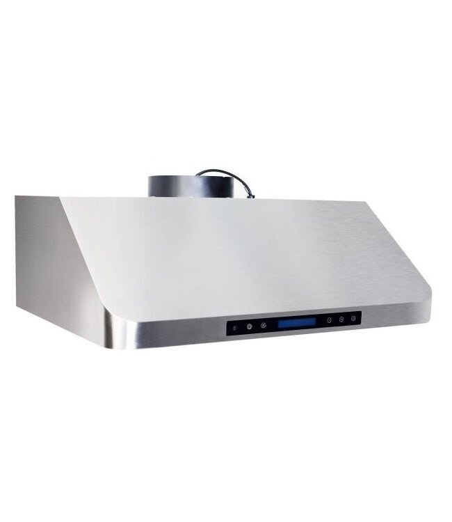 Kleine afzuigkap stekkerklaar | incl motor en verlichting | 120cm breed