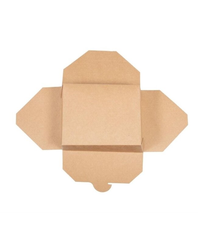 Kartonnen voedseldoos - 1,3 liter - 300 stuks