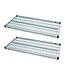 Vaste schappen voor stelling - (B)106x(D)35cm - set van 2 stuks