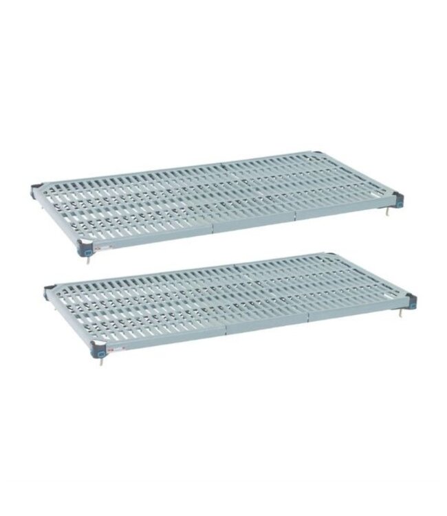 Uitneembare schappen voor stelling - (B)122x(D)46cm - set van 2 stuks