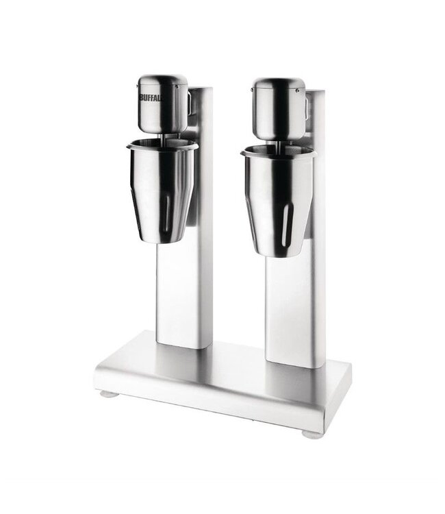 Dubbele milkshake mixer - inclusief 2 opzetstukken