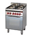 Gastro M Gasfornuis Gastro M600 - 4 branders - met heteluchtoven