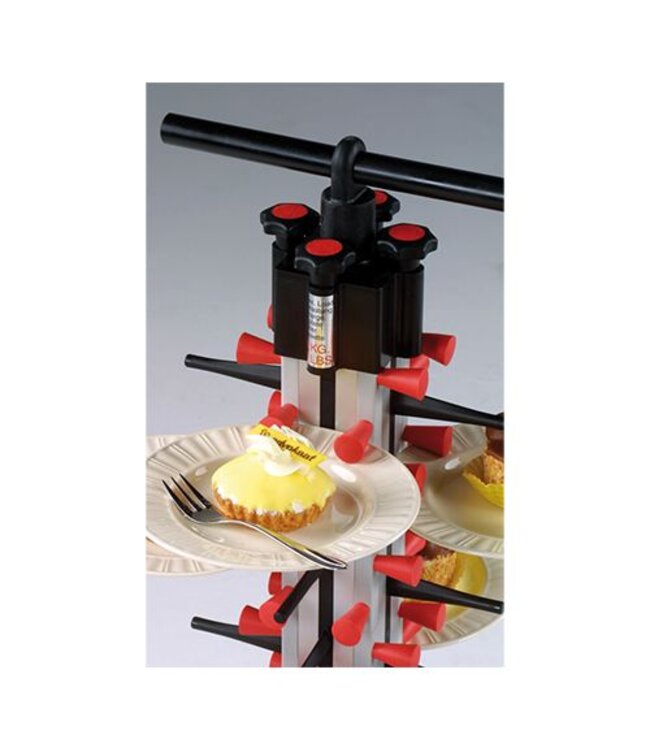 Bordenrek - tafelmodel - 24 borden