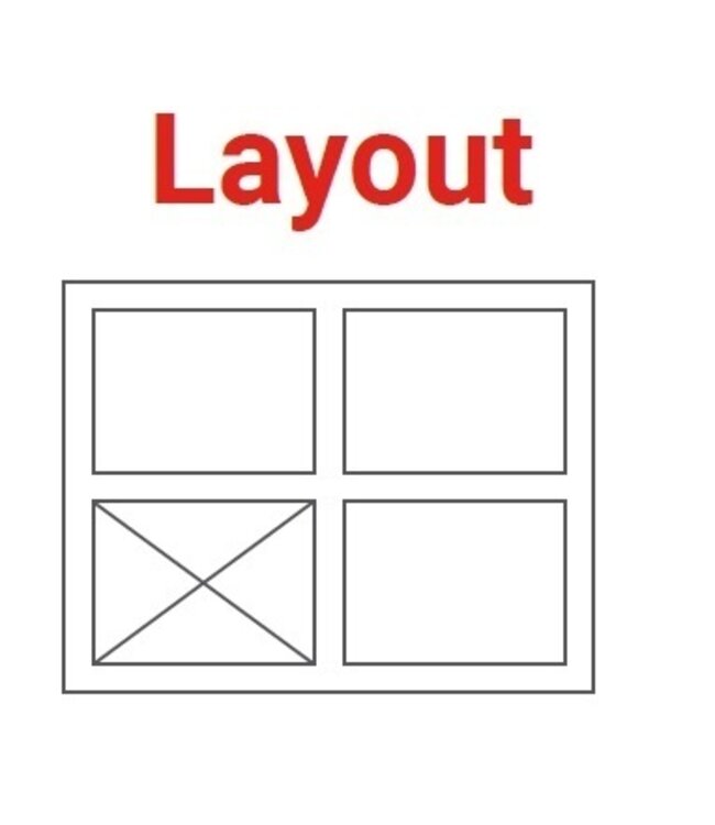 Pizzawerkbank | layout 2 | boven 5x 1/6GN | (H)85/90x(B)94x(D)70cm