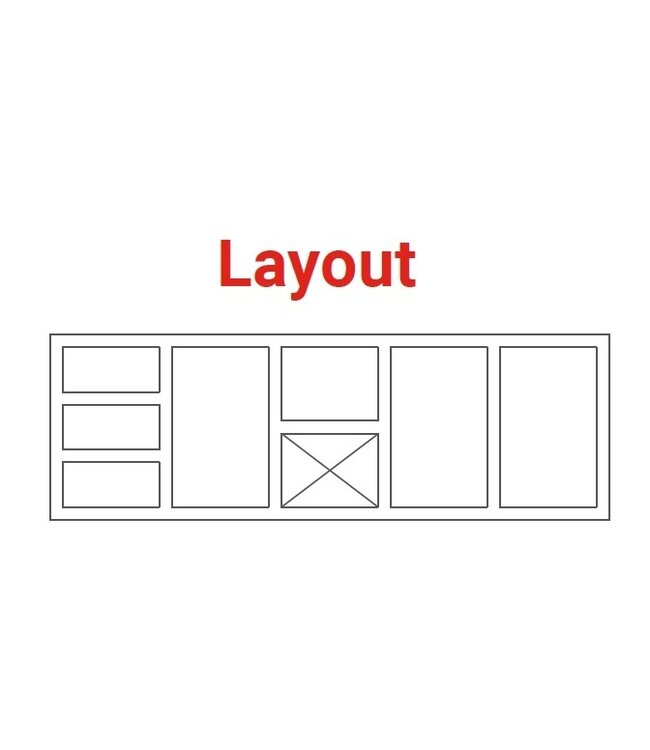 Pizzawerkbank | layout 10 | boven 12x 1/6GN | (H)85/90x(B)213x(D)70cm