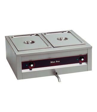 Max Pro Bain-marie - Max Pro - 2x 1/1GN 20cm