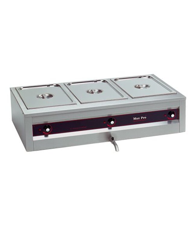 Bain-marie - Max Pro - 3x 1/1GN 20cm