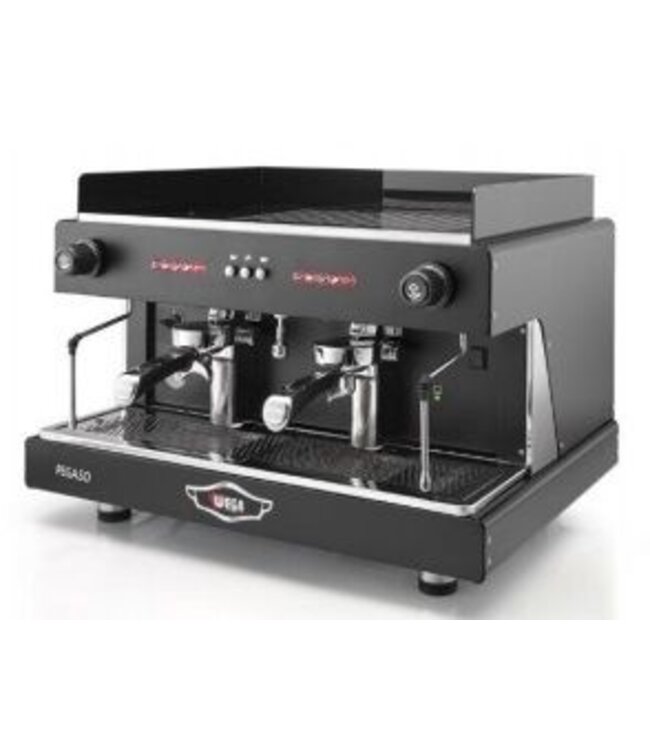 Wega Pegaso EVD espresso machine - 2 groeps - zwart - (H)51,5 x (B)74 x (D)55,5cm