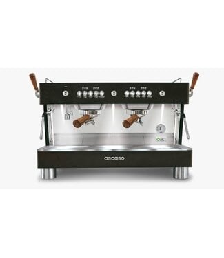 Ascaso Ascaso Barista T Plus espresso machine - 2 groeps - black wood - (H)53,5 x (B)70 x (D)47,5cm