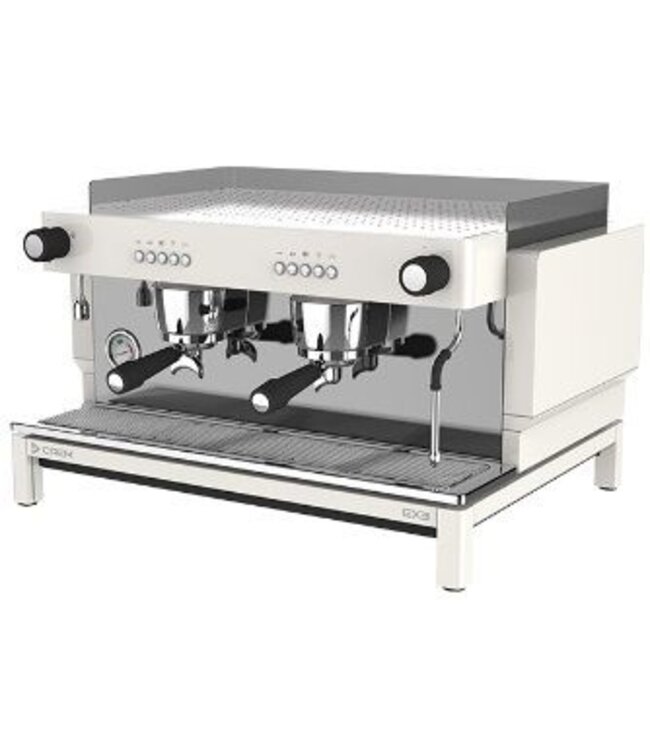 Crem Crem EX3 Control TA espresso machine - 2 groeps - wit - (H)46,5 x (B)77 x (D)57,5cm