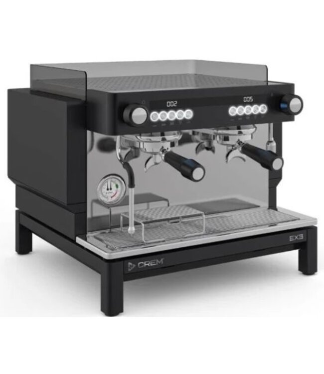 Crem EX3 Mini Display TA espresso machine - 2 groeps - zwart - (H)46,5 x (B)55 x (D)57,5cm