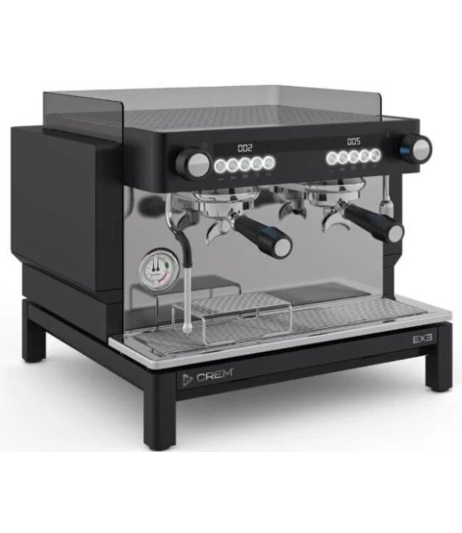 Crem EX3 Mini Control TA espresso machine - 2 groeps - zwart - (H)46,5 x (B)55 x (D)57,5cm