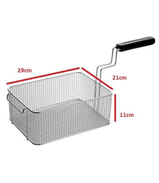 Frituurmand voor Stilfer friteuses | 9 en 12 liter - 29 x 21 x (H) 11cm