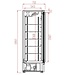 Vrieskast met 3 glazen deuren | Side-by-side | 1450L | (H)199,7x188x71cm