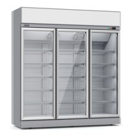 Vrieskast met glazen deur | Wit | 1530L | (H)209,2x(B)188x(D)71 Combisteel Vrieskast met glazen deur | Wit | 1530L | (H)209,2x(B)188x(D)71