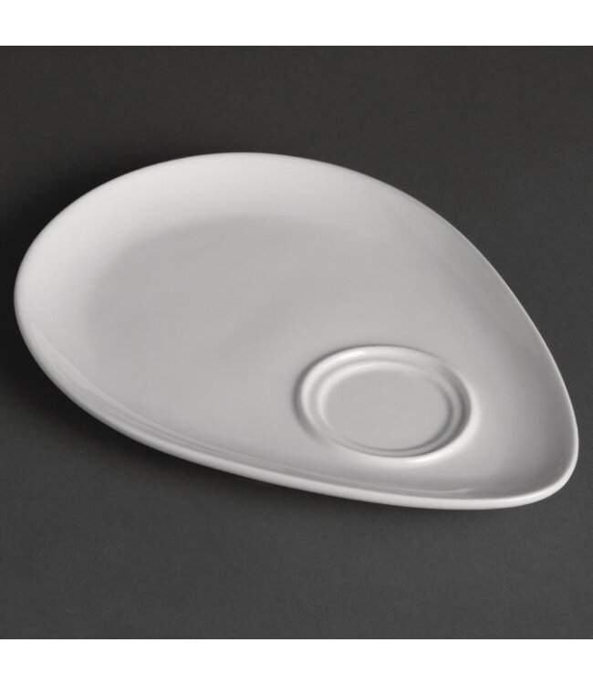 Snackschotel - wit - 24cm - per 12 stuks