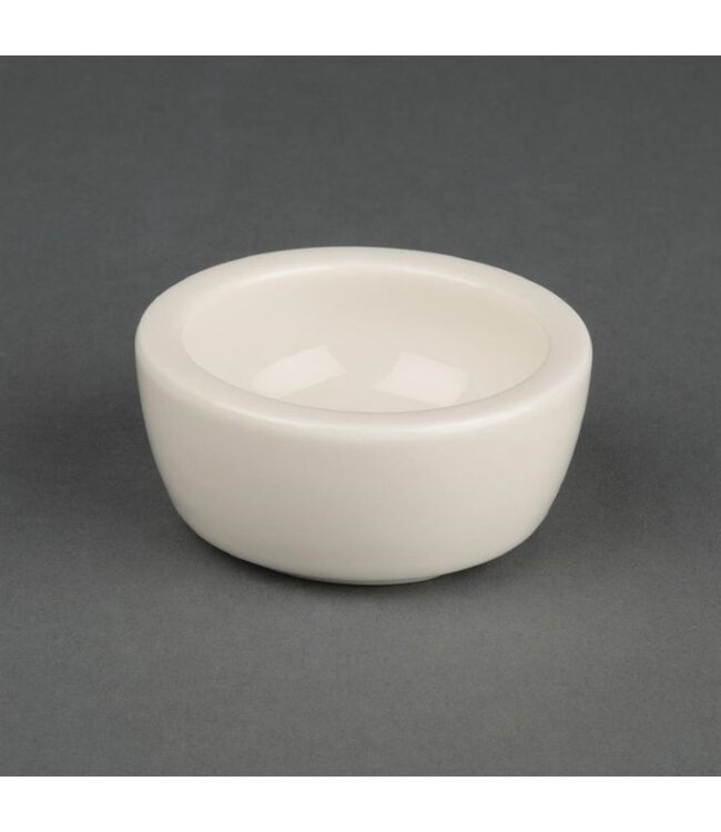 Boterschaaltje Ivory - Olympia - (Ø)5,6cm - 12 stuks
