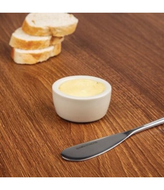 Boterschaaltje Ivory - Olympia - (Ø)5,6cm - 12 stuks