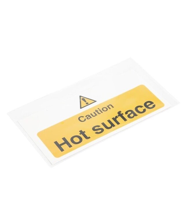 Waarschuwingsbord - Caution Hot surface