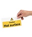 Waarschuwingsbord - Caution Hot surface