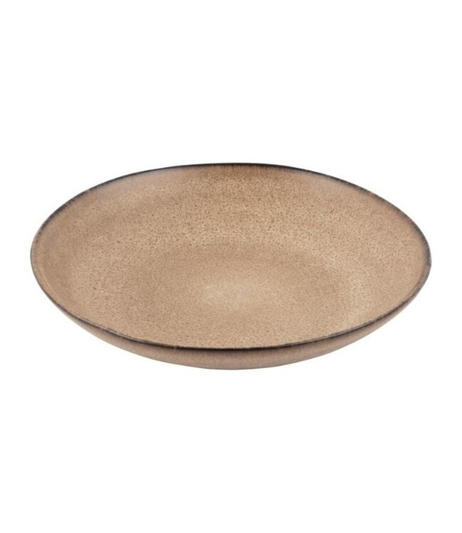 Olympia Platte kom - Olympia Build A Bowl - aardebruin - Ø25cm - 4 stuks