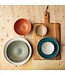 Platte kom - Olympia Build A Bowl - groen - Ø19cm - 6 stuks