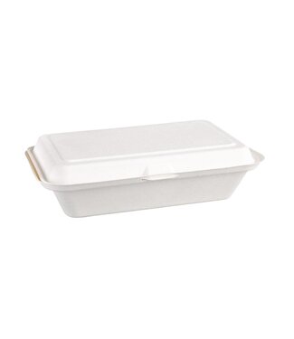 Fiesta Green Bagasse maaltijddozen - magnetronbestendig - 24,8cm - 250 stuks