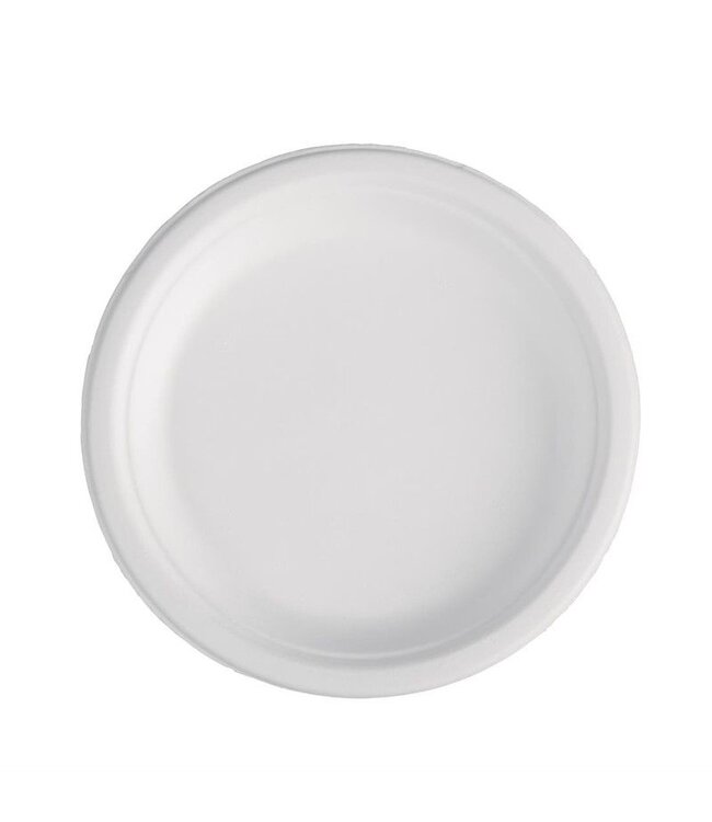 Composteerbare bagasse borden - 17,9cm