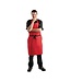 Horeca halterschort - rood - (L)96,5cm x (B)71,1cm