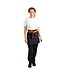 Horeca sloof - kort - blauw denim - (L)43cm x (B)70cm