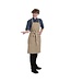 Chef Works Urban Austin denim - kort schort - (L)76,2cm x (B)86,3cm - naturel