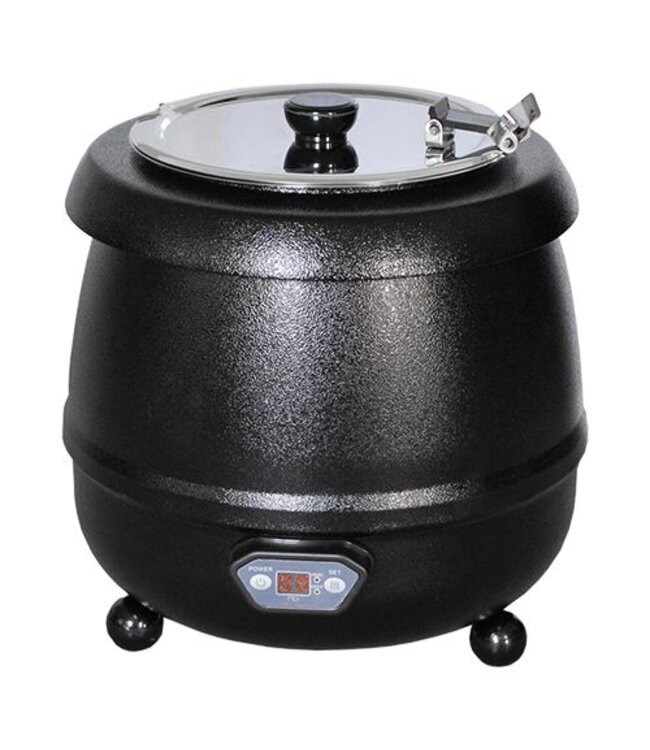 Soepketel Bistro | 10 liter | Digitaal | Zwart