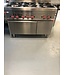 Gastro M Occasion: Gasfornuis Gastro M 650 - 6 branders - met oven - aardgas