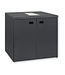 Gamko Paneelbouw fustenkoeling | Gamko FK/2 | 2 Deuren | Antraciet | 12 kratten