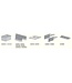 Gamko Flexbar speed rail dubbel | 41 segment | Gamko | X/ACSP82 | RVS