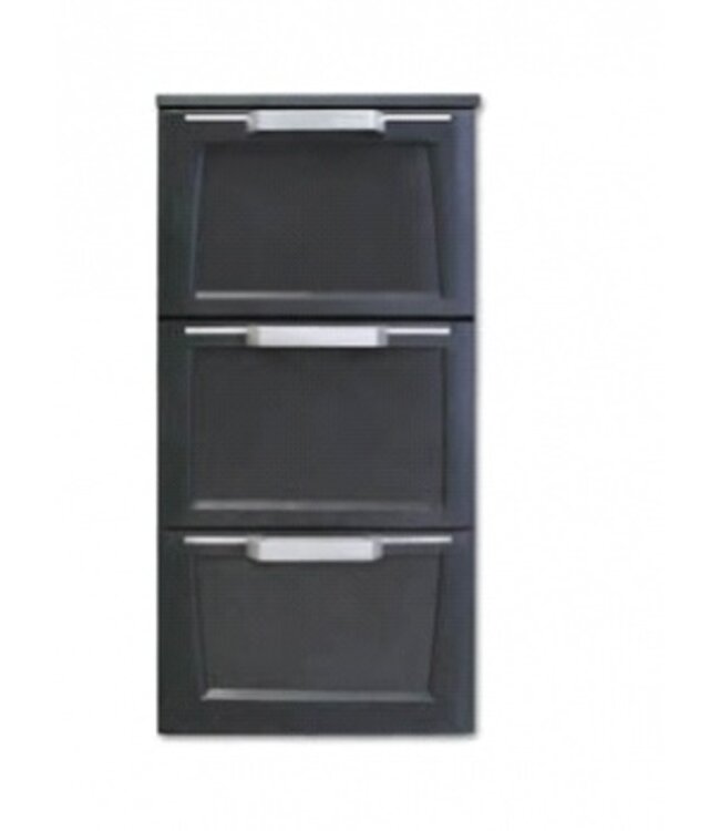 Flexbar lade segment | Gamko | X/6DA41-HEAT | Inclusief verwarmingskit | Antraciet