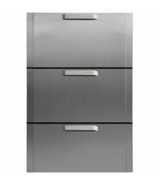 Flexbar deur segment | Gamko | X/6DS54K | 3x 1/3 lades | Met slot | RVS