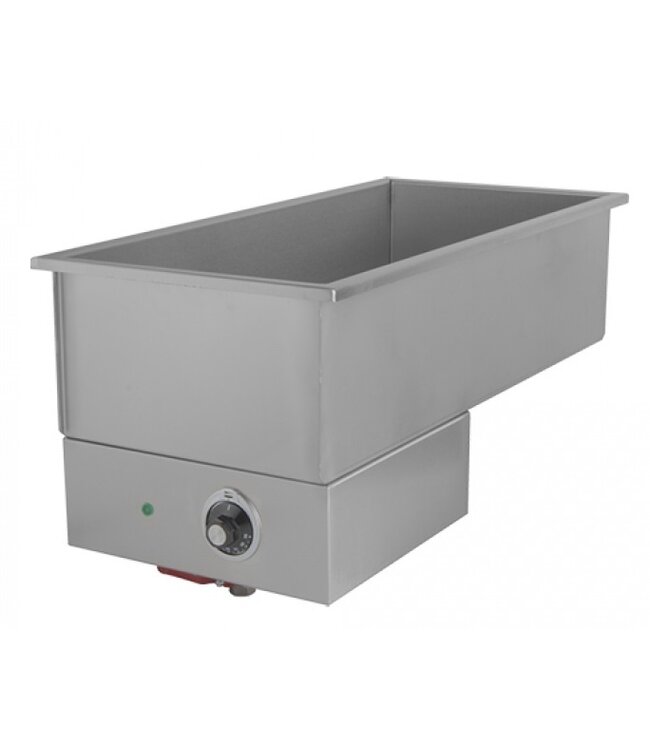 Bain-marie - voor inbouw - 4/3GN 15cm