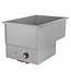 Bain-marie - voor inbouw - 1/1GN 15cm