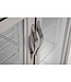 Bar dubbel display koeling | klapdeur | RVS | 208L | (H)90x(B)90x(D)52