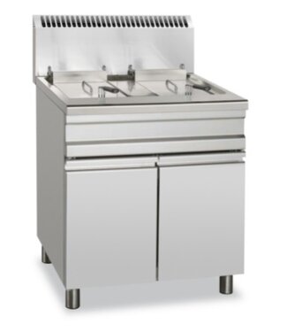 MBM Friteuse | staand model | gas | 14+14 liter | 13+13kW | (B)75x(D)65x(H)110cm