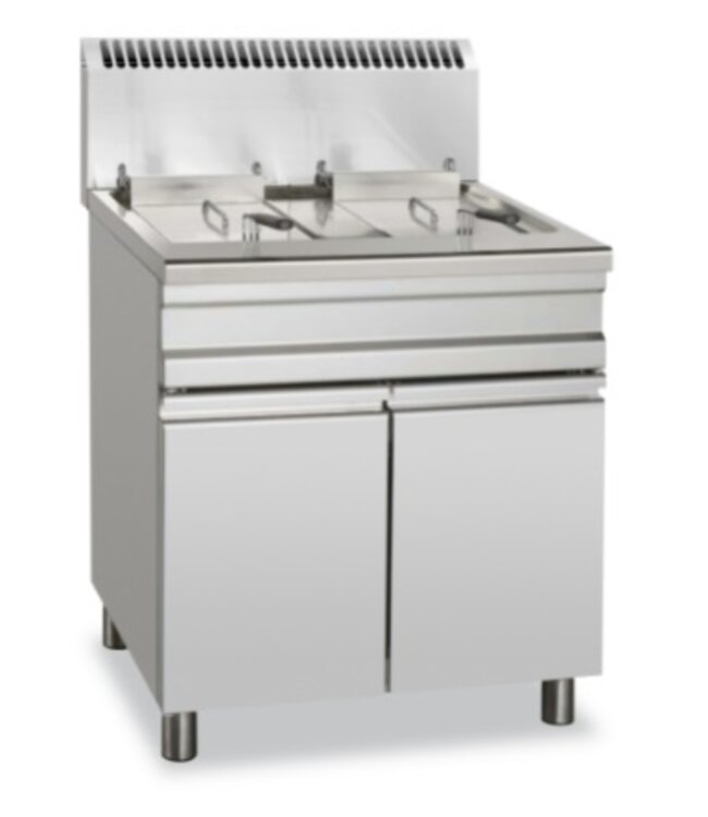 Friteuse | staand model | gas | 14+14 liter | 13+13kW | (B)75x(D)65x(H)110cm