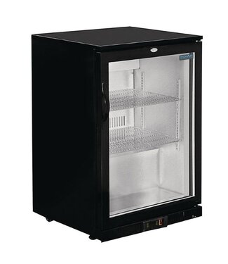 Polar Bar display koeling | klapdeur | zwart | 138L | (H)90x(B)60x(D)52
